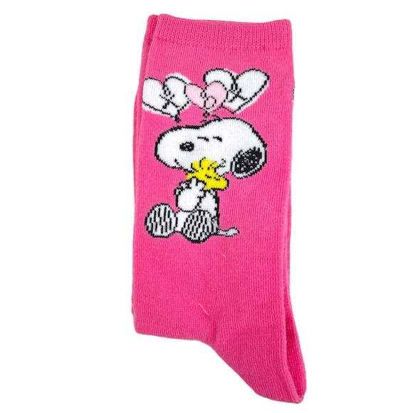 Peanuts Snoopy and Woodstock Valentine’s Socks - Picture 2 of 7